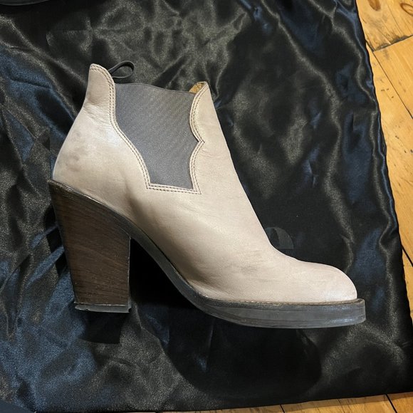 Acne Star Heeled Leather Booties - Picture 4 of 15